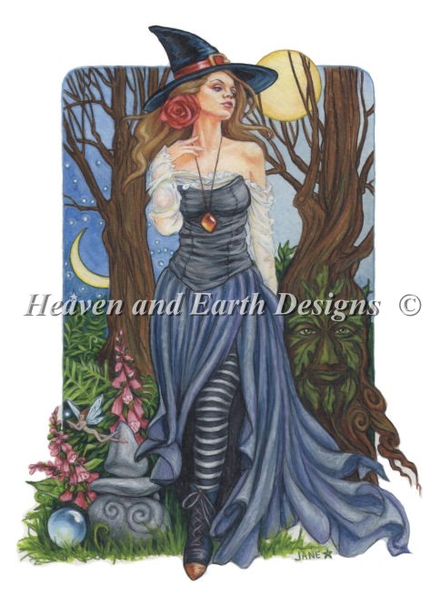 Summer Solstice Witch - Click Image to Close